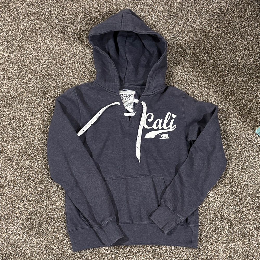 Pacific Cali Women's Navy Hoodie